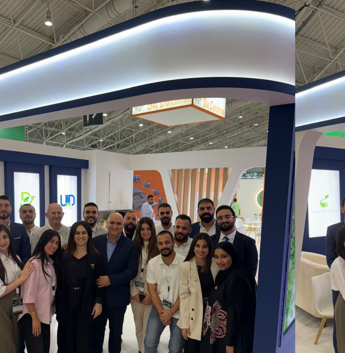 The Daccache Agriculture team at an international agriculture exhibition